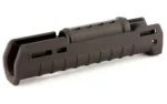 MAGPUL ZHUKOV-U HG AK47/74 PLM, plum handguard in angled side view with vent slots