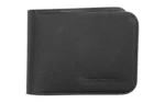 Magpul DAKA Bifold Wallet, closed front view in black with rounded corners
