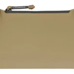 MAGPUL DAKA POUCH SMALL flat dark earth rectangular pouch with black zipper, front view