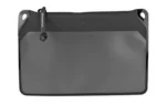 MAGPUL DAKA WINDOW POUCH SMALL black, front view with translucent window and zipper