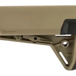 MAGPUL MOE SL-S STK MIL-SPEC FDE right-side view with angled support and black buttpad