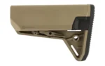 MAGPUL MOE SL-S STK MIL-SPEC FDE right-side view with angled support and black buttpad