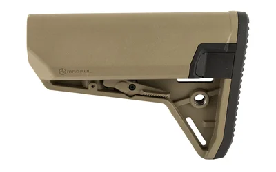 primary-17714 MAGPUL MOE SL-S STK MIL-SPEC FDE right-side view with angled support and black buttpad