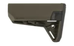 MAGPUL MOE SL-S STK MIL-SPEC, ODG side view with adjustment lever and rubber buttpad