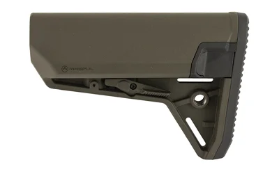 primary-17717 MAGPUL MOE SL-S STK MIL-SPEC, ODG side view with adjustment lever and rubber buttpad