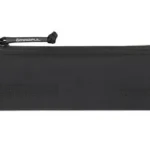 Magpul DAKA Pouch Suppressor Medium, black front view with zipper and corner attachment holes