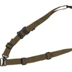MAGPUL MS4 QDM SLING COY, coyote brown two-point sling with buckles and end hardware