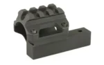 Magpul Hunter X-22 Backpacker Optics Mount, black angled view with raised rail