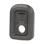MAGPUL GL L-Plate black magazine floor plate, top view with circular opening