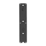 MAGPUL MLOK DVTL ADPTR, black top view with mounting holes and recessed slots