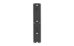 MAGPUL MLOK DVTL ADPTR, black top view with mounting holes and recessed slots