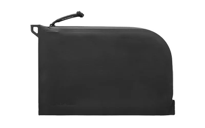 primary-17755 MAGPUL DAKA Single Pistol Case, black side view with zipper and pull tab