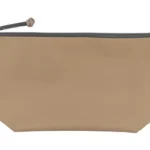 Magpul DAKA Takeout, flat dark earth pouch side view with black zipper and corner cords