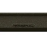 Magpul Enhanced Ejection Port Cover, olive drab exterior view with hinge pin