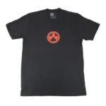 Magpul Icon Logo CVC T-shirt, black front view with orange circular chest logo