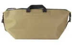 MAGPUL DAKA TAKEOUT LG FDE tan soft case, front view with black handles and side buckles