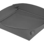 MAGPUL DAKA Field Tray LG, black angled top view with raised edges and corner snaps