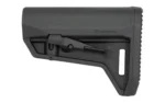 MAGPUL MOE SL-M STK MIL-SPEC, black adjustable stock, left-side view with angled support