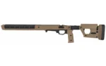 Magpul Pro 700L Chassis, right-side view in flat dark earth with adjustable stock