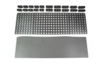 MAGPUL DAKA GRID ORG PELICAN V800, gray top view with grid panels, blocks and base pad