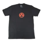 Magpul Icon Logo CVC T-shirt black, front view with orange chest logo