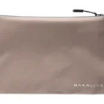 Magpul DAKA Lite Pouch Medium FDE, front view with black zipper and corner attachment holes