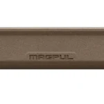 MAGPUL ENHANCED EJECTION PRT CVR FDE flat dark earth cover, side view with hinge pin