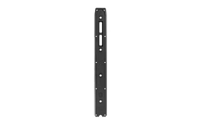 primary-17806 MAGPUL M-LOK DVTL ADPTR PRO RRS/ARCA, black top view of narrow slotted adapter rail