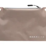 MAGPUL DAKA LITE POUCH SMALL FDE tan rectangular zip pouch, front view with corner loops