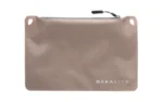 MAGPUL DAKA LITE POUCH SMALL FDE tan rectangular zip pouch, front view with corner loops