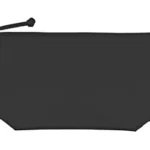 MAGPUL DAKA TAKEOUT black pouch, front view with zippered top and four corner loops