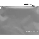 MAGPUL DAKA LITE POUCH, small gray front view with zipper pull and corner attachment holes