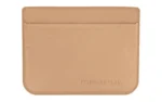 MAGPUL DAKA FOLDING WALLET FDE, closed front view in tan with embossed logo