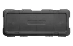 Magpul DAKA Hard Case R44, black top view with molded shell, handle and multiple latches