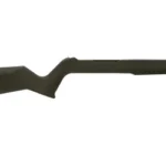 MAGPUL MOE X-22 STK 10/22 ODG olive drab stock in side view with raised comb