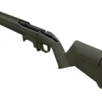 MAGPUL HUNTR LTE RUG AMCN SA STK ODG olive drab stock in angled view with black buttpad
