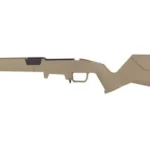 MAGPUL HUNTER LTE STK REM700 SA flat dark earth stock, right-side view with black buttpad