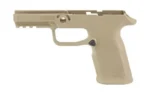 MAGPUL EHG SG9 FS Frame, FDE left-side view with textured grip and trigger guard