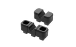 MAGPUL DAKA V-BLACK KIT BLK, two black V-shaped foam blocks, angled view