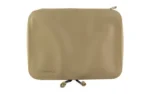 MAGPUL DAKA Utility Organizer LG, flat dark earth front view with rounded corners and zipper