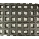Magpul DAKA Grid Replacement Panel, top view in black with rows of square openings