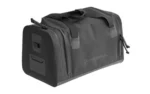 MAGPUL DAKA RANGE BAG SMALL, black angled view with handles, zippers and side pocket
