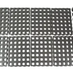MAGPUL DAKA GRID ORGANIZER RIFLE, black top view with grid panels and assorted block inserts