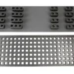 MAGPUL DAKA Grid Organizer Plano, top view of gray grid panels and assorted block inserts