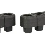 MAGPUL DAKA BLOCK EXPANSION KIT BLK two black modular blocks in angled top view