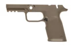 MAGPUL EHG SG9 FS FRAME tan left side view with grip, trigger guard and safety cutout
