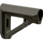 MAGPUL MOE RL carbine stock, olive drab side view with angled support
