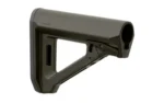 MAGPUL MOE RL carbine stock, olive drab side view with angled support