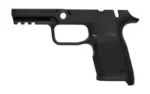 MAGPUL EHG SG9 COMP FRME W/SFTY BLK, black grip frame in right-side view