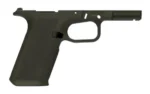 MAGPUL EHG RG9 GRIP RXM FULL SZE ODG, olive drab grip frame in right-side view